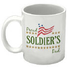 Proud of My Soldier... Personalized Military Ceramic Coffee Mug